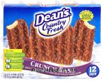 Dean's Country Fresh crunch bars; vanilla flavored ice cream with crisped rice and chocolate flavored coating, 12 pack Center Front Picture