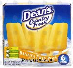 Dean's Country Fresh banana twin pops, 6 pack Center Front Picture