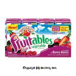 Apple & Eve fruitables berry berry fruit & vegetable juice beverage, no sugar added, 8 6.75-fl. oz. drink box with straw Center Front Picture