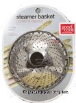 Good Cook  steamer basket, stainless steel Center Front Picture