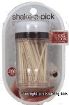 Good Cook  toothpick holder /dispenser and 200 toothpicks Center Front Picture