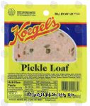 Koegel's  pickle loaf sandwich slices Center Front Picture