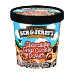 Ben & Jerry's Ice Cream Chocolate Chip Cookie Dough Center Front Picture