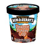 Ben & Jerry's Ice Cream Peanut Butter Cup Center Front Picture