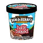 Ben & Jerry's Ice Cream Half Baked Center Front Picture