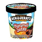 Ben & Jerry's Ice Cream Karamel Sutra w/Caramel Core Center Front Picture