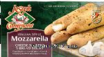 Joseph Campione  cheese stuffed bread sticks, mozzarella, made with crushed garlic Center Front Picture