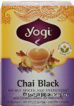 Yogi Chai Black herbal tea supplement, richly spiced and energizing, 16-bags Center Front Picture