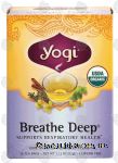 Yogi Breathe Deep 100% natural herbal supplement, caffeine free, 16 tea bags Center Front Picture