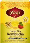 Yogi Green Tea Kombucha herbal tea supplement aids immune and digestive function, contains caffeine, 16-bags Center Front Picture