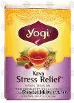 Yogi Kava Stress Relief caffeine free herbal supplement, 16 tea bags Center Front Picture