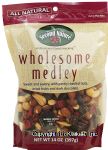 Second Nature wholesome medley roasted lightly salted nuts, dried fruits and dark chocolate chunks Center Front Picture