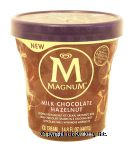 Magnum Squeeze To Crack chocolate hazelnut ice cream with chocolate hazelnut shell Center Front Picture