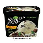 Breyers Ice Cream Mint Chocolate Chip Center Front Picture