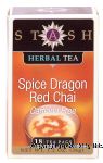 Stash  spice dragon red chai herbal tea, caffeine free, 18-tea bags Center Front Picture