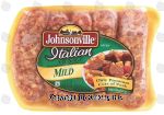 Johnsonville  italian sausage, mild, 5-count, bunsize Center Front Picture