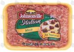 Johnsonville  mild italian sausgae Center Front Picture