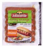 Johnsonville  fully cooked cheddar turkey sausage, 6 ct Center Front Picture