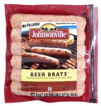 Johnsonville  beer brats, cooked bratwurst, 6-count Center Front Picture