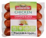 Johnsonville  chicken sausage, chipotle & jack with chipotle peppers & monterey cheese, 4 ct Center Front Picture