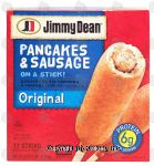 Jimmy Dean Original pancakes & sausage, on a stick!, 12 sticks Center Front Picture