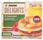 Jimmy Dean Delights croissant, turkey sausage, egg white & cheese sandwiches, 4 count Center Front Picture