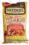 Snyder's Of Hanover  hot buffalo wing flavored sourdough hard pretzel pieces Center Front Picture