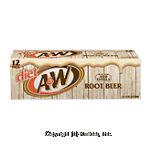 A & W Root Beer Diet 12 Oz Cool Pack Center Front Picture