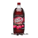 Dr Pepper  cherry flavored soda pop Center Front Picture