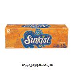 Sunkist  orange flavor soda, 12-pack, 12-fl. oz. Center Front Picture