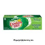 Canada Dry Ginger Ale Caffeine Free 12 Oz Cool Pack Center Front Picture