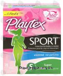 Playtex Sport unscented tampons, plastic, super absorbency Center Front Picture