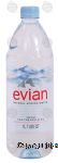 Evian  natural spring water Center Front Picture