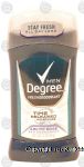 Degree Men deodorant for men, time released molecules, arctic edge Center Front Picture