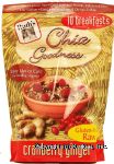 Ruth's Chia Goodness cranberry ginger hot or cold breakfast Center Front Picture