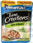 Starkist Tuna Creations herb & garlic lightly marinated premium chunk light tuna Center Front Picture