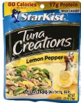 Starkist Tuna Creations zesty lemon pepper lightly marinated premium chunk light tuna Center Front Picture