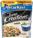 Starkist Tuna Creations ranch lightly marinated premium chunk light tuna Center Front Picture