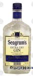 Seagram's  extra dry gin, 40% alc. by vol. Center Front Picture