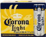 Corona Light beer imported from Mexico, 12-fl. oz. tall cans Center Front Picture