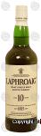 Laphroaig  islay single malt scotch whisky, aged 10 years, 43% alc. by vol. Center Front Picture