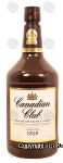 Canadian Club Imported 1858 blended canadian whisky, 40% alc. by vol. Center Front Picture