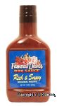 Famous Dave's  bbq sauce, rich & sassy original recipe Center Front Picture