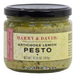 Harry and David  pesto, artichoke lemon Center Front Picture