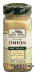 Spice Hunter  onion, granulated, 100% organic Center Front Picture