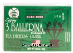 3 Ballerina  tea dieter's drink, extra strength herbal dietary supplement, 12-bags Center Front Picture