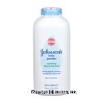 Johnson & Johnson's  baby powder with aloe & vitamin e Center Front Picture