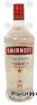 Smirnoff No. 21 vodka, triple distilled, 40% alc. by vol. Center Front Picture