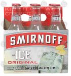 Smirnoff Ice premium malt beverage, 6 12-ounce glass bottles Center Front Picture