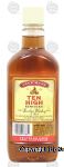 Ten High Sour Mash kentucky bourbon whiskey, a blend, 40% alc. by vol. Center Front Picture